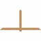 Ekena Millwork Eugene Smooth Timber Gable Bracket, Western Red Cedar, 96"W x 48"H x 1 1/2"D x 5 1/2"F, 12/12 Pitch GBW096X48X0206EUG00SWR - alternate 1